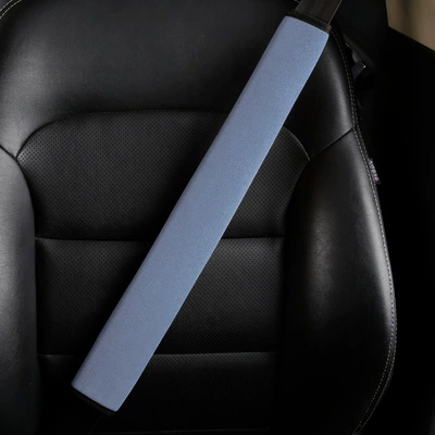 Safety Belt Extension Protective – Sürətlər qutusu və əl tormozu başlıqları - suede-gentleman-blue-50cm1-pack