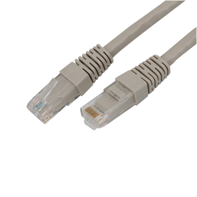 Ultra-five unshielded network jumper wire 100 m network cable copper core direct sale Gray in stock