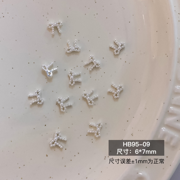新款芭蕾风珍珠蝴蝶结饰品镶钻珍珠飘带百搭法式立体彩色领结|undefined