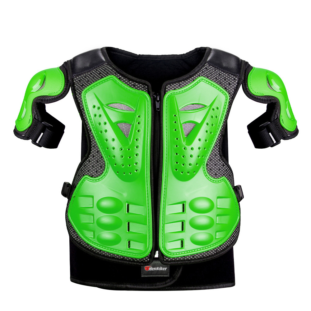 chaqueta de armadura para niños rueda de protección de bicicleta esquí rodilla de protección de codo deportivo al aire libre bicicleta de montaña protector