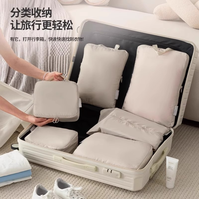 旅行衣服收纳袋羽绒服压缩袋旅行出差便携行李分装打包整理袋批发|undefined