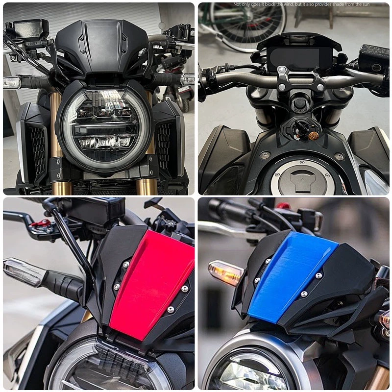 Подходящее модифицированное переднее ветровое стекло для Honda CB650R/CB1000R, маленькое ветровое стекло, конкурентная защита аксессуары, дефлектор