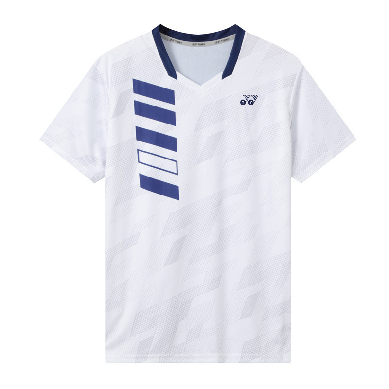 Sweat-Absorbent and Breathable Yy Badminton Uniforms for Men and Women, Tennis Table Tennis Sportswear, Short-Sleeved Jerseys, Quick-Drying Team Uniforms, Group Purchase