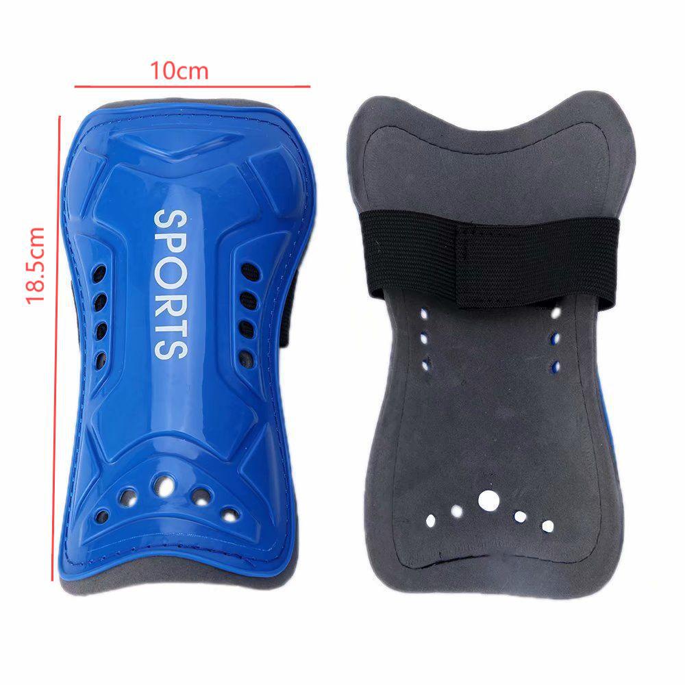 Adult outdoor sports leg guard football match with hole breathable child protective strap leg guard lower leg guard