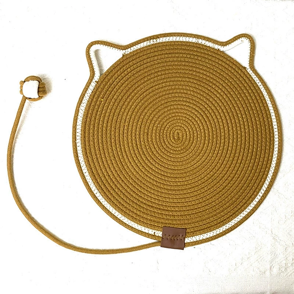 Brown toy ball all -in -one cushion