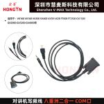 宏音对讲机写频线适用YAESU车台手台二合一COM写频线VX160 FT2500