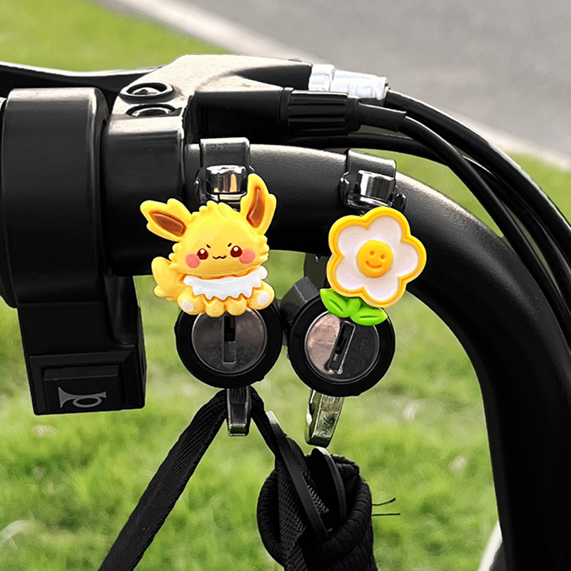 Electric car helmet lock anti-theft fixed hook cute cartoon motorcycle battery car safety helmet anti-theft lock universal