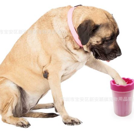 Товары для домашних животных шайба для лап собак собачья лапа Чашка для чистки подошвы мясная Подушка Уход за ногами очиститель лап домашних животных