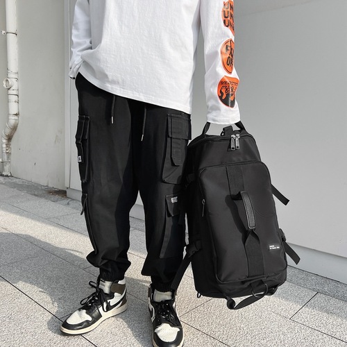 2024 super cool travel backpack multi-functional single shoulder cross-body travel bag casual large capacity multi-purpose fitness bag