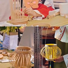 制作古风花灯纸藤灯笼diy材料包成人儿童2025中秋节