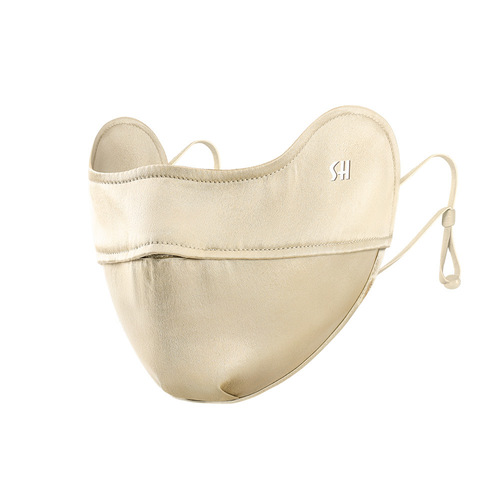 Summer silk women's sunshade UV anti-ultraviolet mulberry silk sunscreen eye protection mask XKZ52