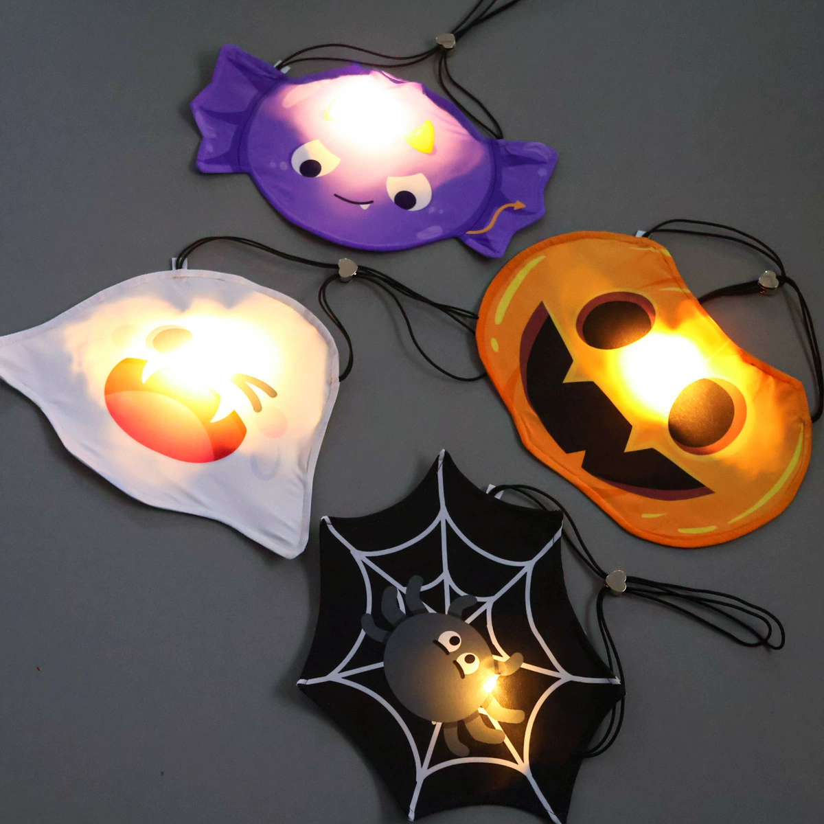 Оригинальный питомец Хэллоуин серия светящийся призрак тыква собачий рот полотенце для фотографирования реквизит золотистый волосы Сацума