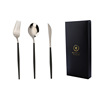 Set stainless steel, tableware, gift box, 3 piece set