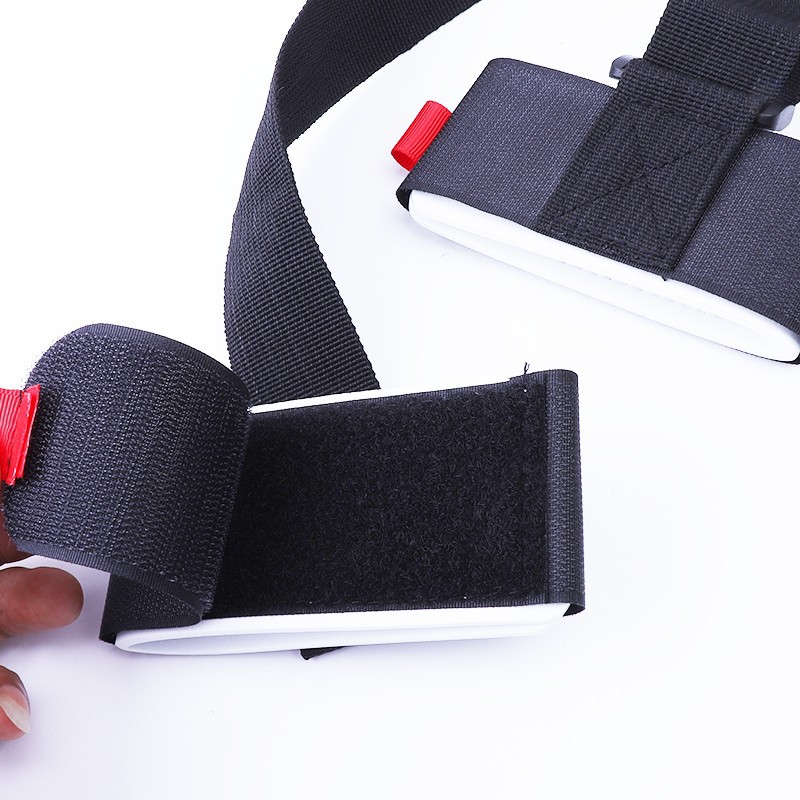 En stock correa de snowboard de doble tabla Tabla de nieve adhesivo mágico cinturón de fijación correa de tabla de nieve campamento verde equipo de esquí