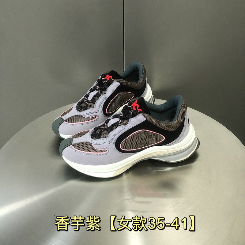 GG家Runスポーツシューズ女性ランニングシューズ2024年モデル軽量厚い底カジュアルお父さん靴男性カップルモデル女性靴|undefined