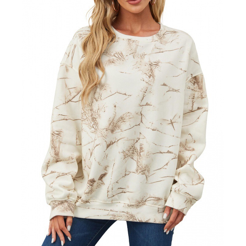 Women's Camouflage Sweatshirts Maple Leaf Print Oversized Camouflage Crewneck Sweatshirts Pullover Long Sleeve Source Factory Women's Camouflage Sweatshirts Maple Leaf Print Oversized Camouflage Crewneck Sweatshirts Pullover Long Sleeve Source Factory