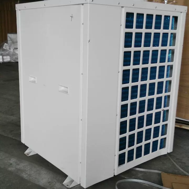 厂家可定制热泵5P顶出风钣金双排U型蒸发器焊工艺管铜线电机风叶