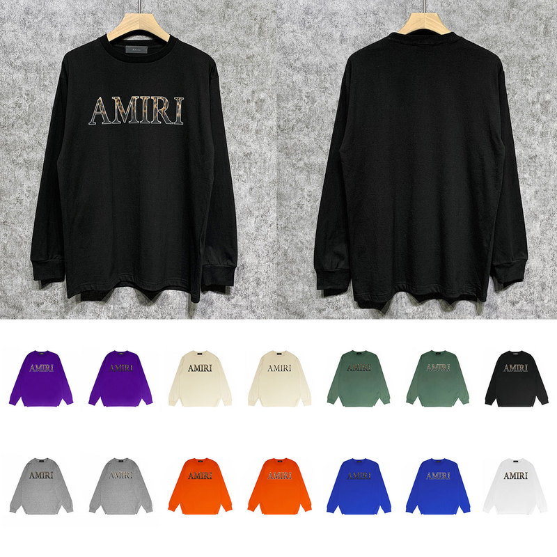 Amiri Has Long-Term Supply of Cross-Border European and American Trendy Brand Products, Long Sleeve Long-Sleeve T-Shirts and Shirts Amiri Has Long-Term Supply of Cross-Border European and American Trendy Brand Products, Long Sleeve Long-Sleeve T-Shirts and Shirts