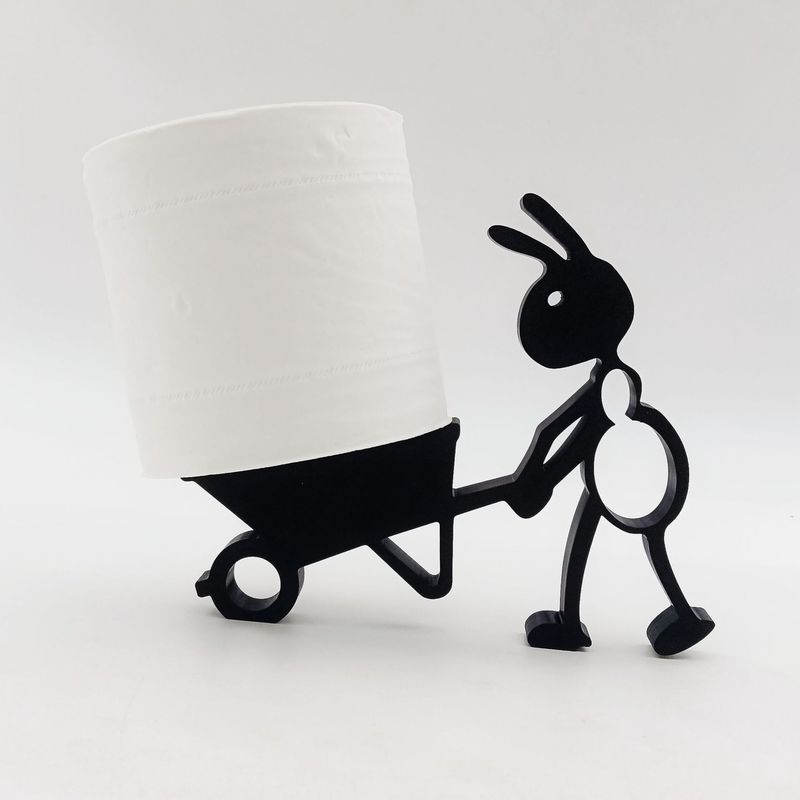 跨境热卖3d打印Ant paper roll holder蚂蚁卷纸架浴室卷纸摆件|undefined