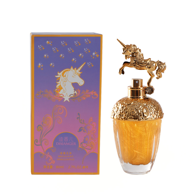 En línea popular di xianger brillante unicornio oro arenas movedizas señora perfume duradero luz fragancia estudiante al por mayor