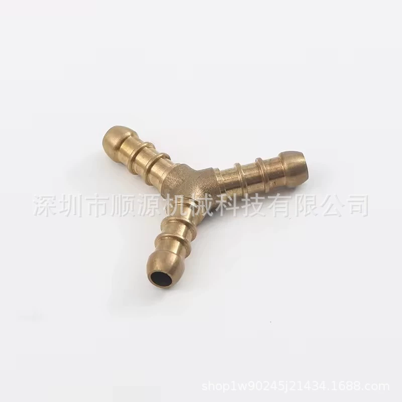 Полная медная литья под давлением елочкой тройник Y-образная кислородная трубка пагода тройник газовый тройник тройник тройник воздушный рот Грин конвертер