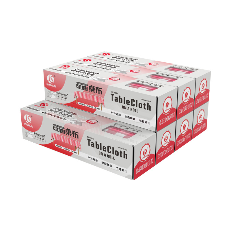 Mantel desechable clásico rojo y blanco a cuadros fábrica en stock Ventas Directas rectangular a prueba de aceite impermeable mantel fiesta de cumpleaños