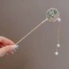 Chinese hairpin with tassels, 19.6cm