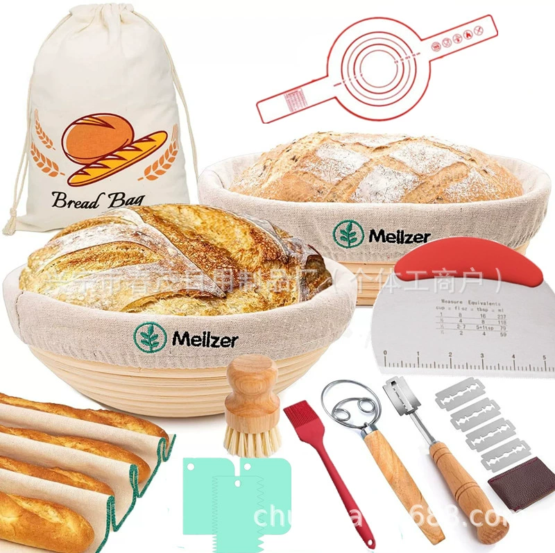 Ручной ротанг корзина для хлеба французская корзина из ротанга