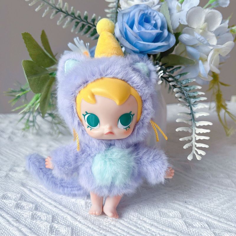 茉莉现货Baby Molly口袋朋友系列搪胶毛绒挂件盲盒礼物潮玩摆件|undefined