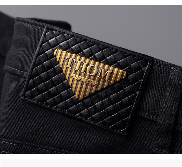 Herren Jeans Mit Stretch Gerade Passform Für Business Freizeit_voghion.com