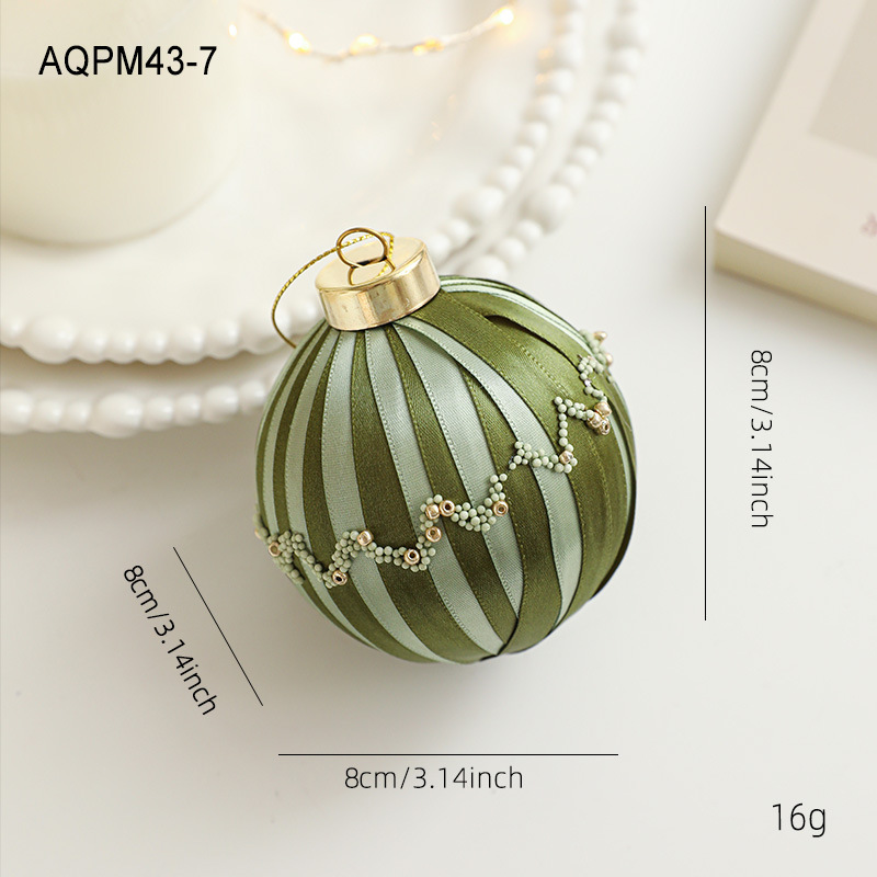 Nuevos productos transfronterizos de 8CM bolas de Navidad polvo adhesivo bolas de espuma de hongos colgante de espuma de bolas de Navidad decoración de árbol de Navidad