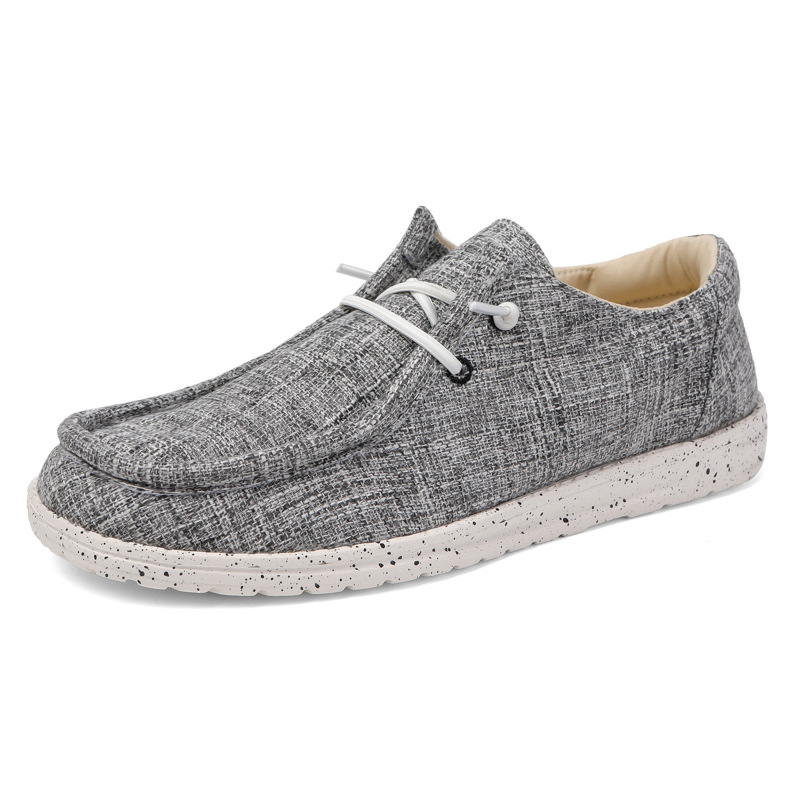 Cross-border 's Best-selling Canvas Loafers For Men, Flat Casual Couple's Slip-on Cloth Shoes, Trendy And In Stock_vogvips.com