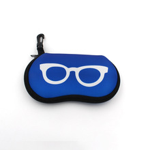 跨境现货潜水料眼镜包盒户外便携眼镜袋防水防摔拉链眼镜收纳包袋