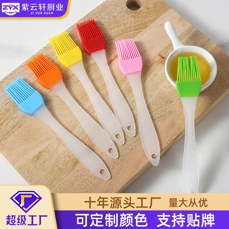 Zibo фабрика барбекю высокотемпературная кухонная силиконовая щетка масляная щетка пищевая щетка для барбекю кисть для выпечки специй маленький размер