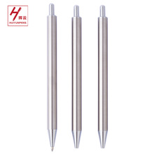 厂家生产金属圆珠笔按动全钢圆珠笔广告笔中油笔