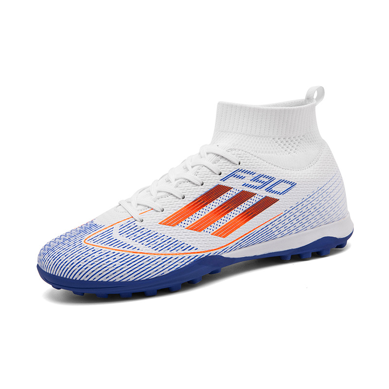 2025 nuevos fabricantes juveniles ventas directas de zapatos de fútbol transfronterizos calzado de fútbol para hombres y mujeres clavos altos