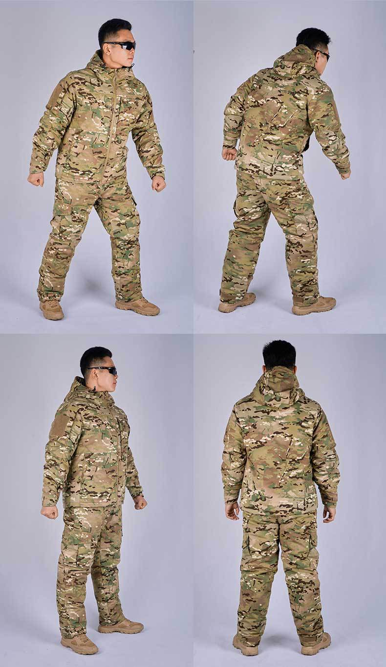 Men's Outdoor Tactical Jacket And Pants Set Weather Resistant_voghion.com