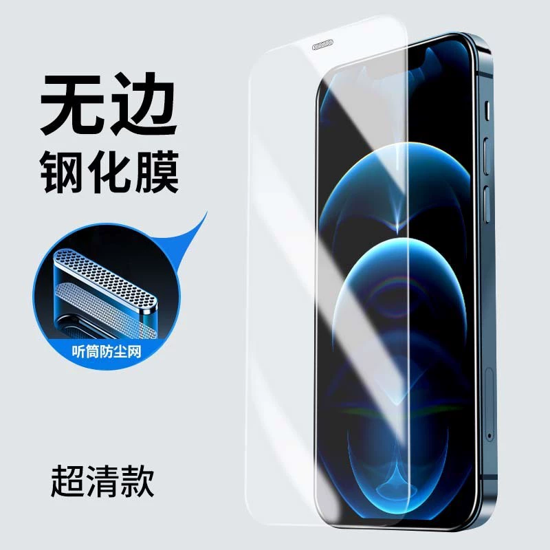 Защитная пленка для экрана (серии Apple iPhone 17/16/15), полноэкранная, антиобман зрения и безрамочная, набор в комплекте