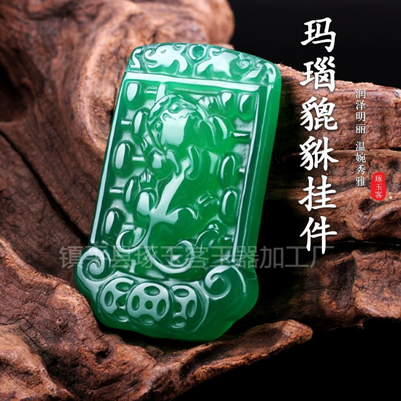 Agate replica jade, pendant, wholesale