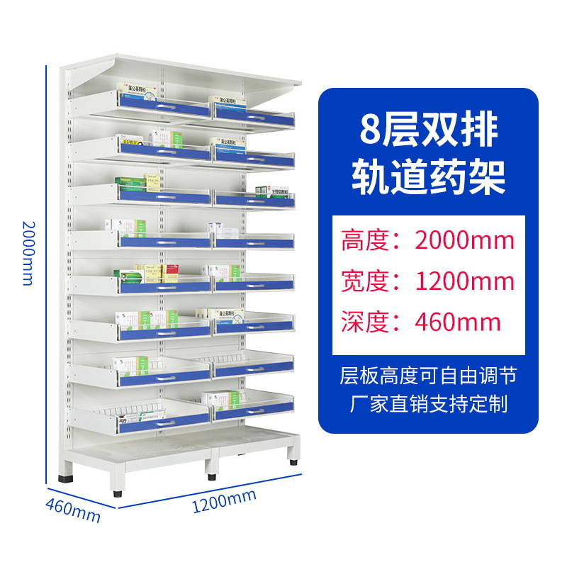 8-layer double row rail