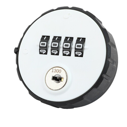 Round mechanical turn tongue lock universal locker locker door lock file cabinet drawer lock key double password lock