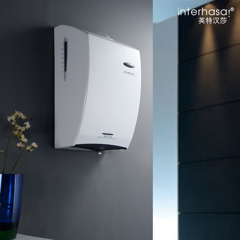 英特汉莎商用自动感应手部消毒机壁挂式雾化消毒器酒精喷雾净手器