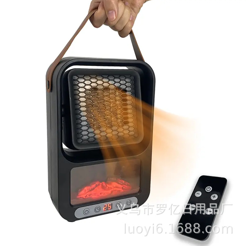 Mini ventilador de calefacción eléctrica portátil práctico para oficina y hogar, calentador transfronterizo