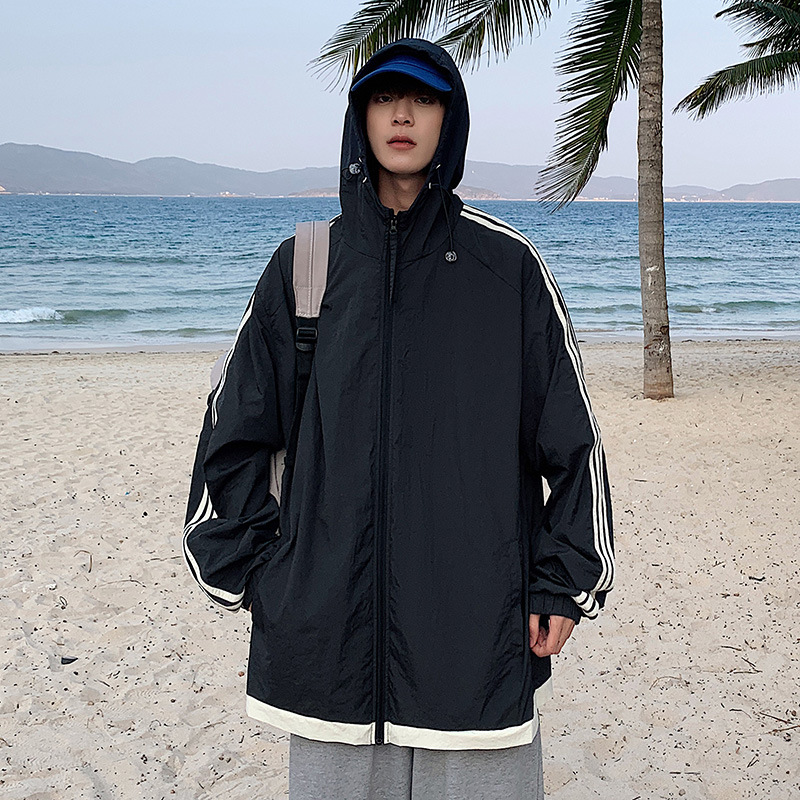 7706 검은색 자외선 차단 의류