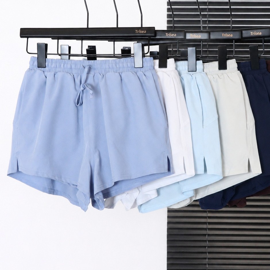 Ld High-Waisted Naked-Feel Lulu Running Shorts for Women, No Awkward Lines, Quick-Dry Sports Fitness Hot Pants Training Shorts in Stock