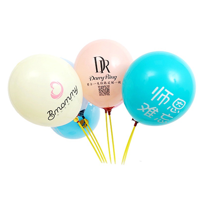 Globo de personalización traje publicitario globo de impresión redondo en forma de corazón logotipo personalizado impresión globo fábrica al por mayor
