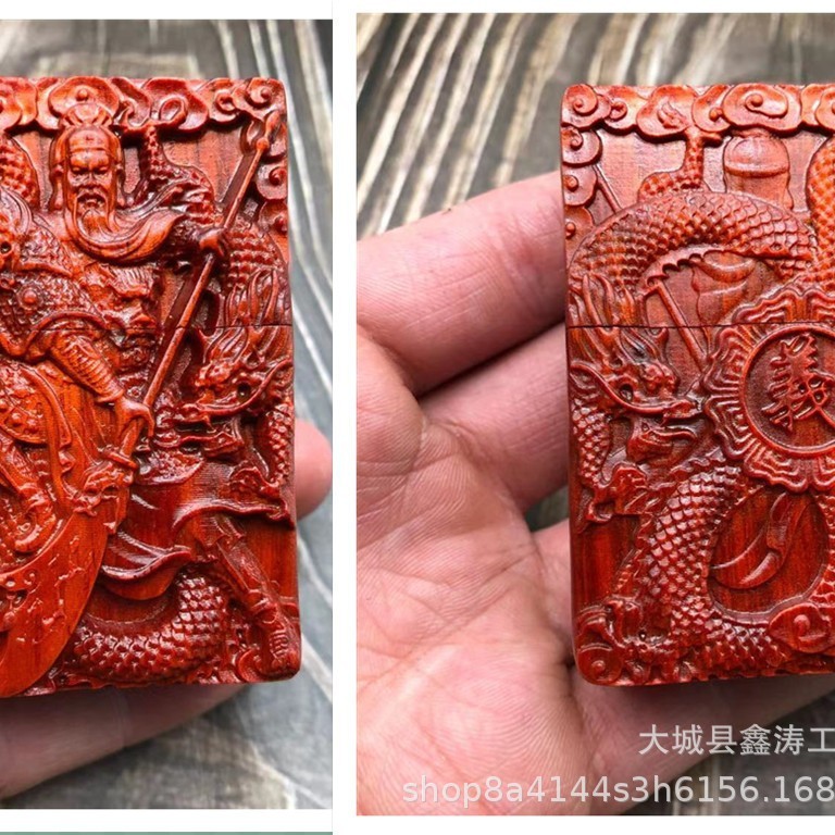 紫檀木彫刻ライター実木灯油ライター防風ライターメーカー卸売り木質ライター|undefined