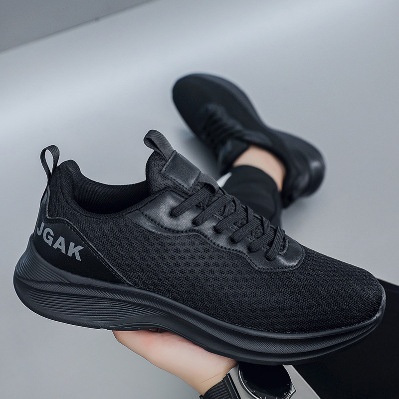 All Black Extra Large Size Running Shoes 50 Mesh Breathable Sports Shoes Plus Fat and Widening Sports Shoes Sports Shoes Casual Shoes All Black Extra Large Size Running Shoes 50 Mesh Breathable Sports Shoes Plus Fat and Widening Sports Shoes Sports Shoes Casual Shoes