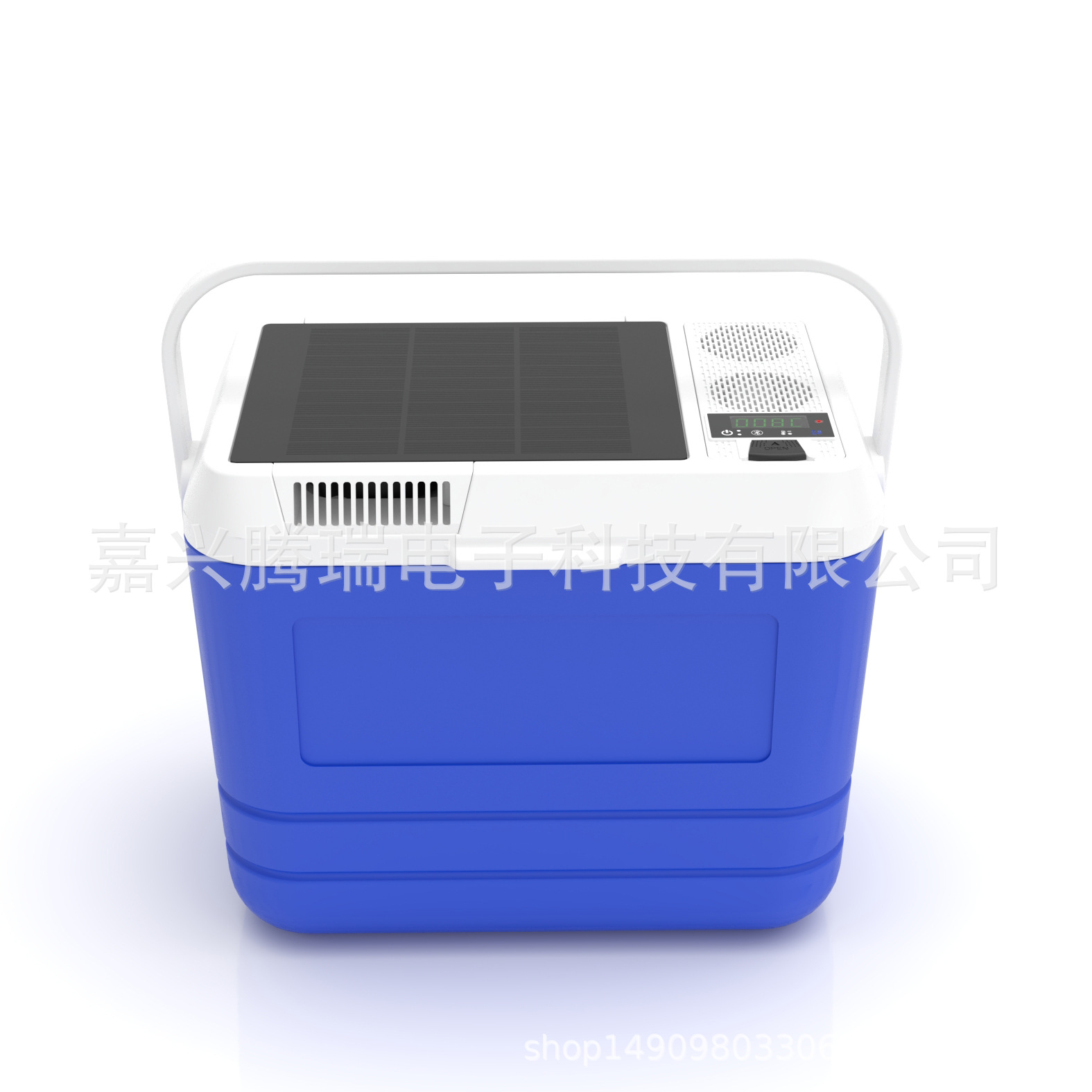 22L Insulated Box with Semiconductor Refrigeration, Suitable for Stalls, Car Use, Home Use, Outdoor Picnics, Keeps Cold and Hot, Portable