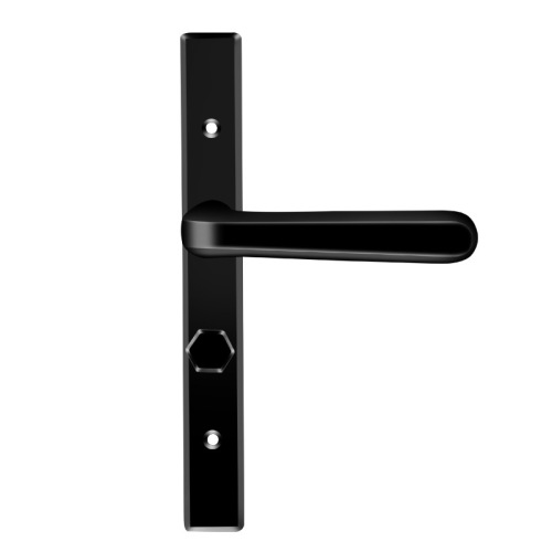 Extremely narrow door lock, bathroom door lock, toilet door handle, bedroom handle, aluminum alloy door, bathroom door lock, glass door lock